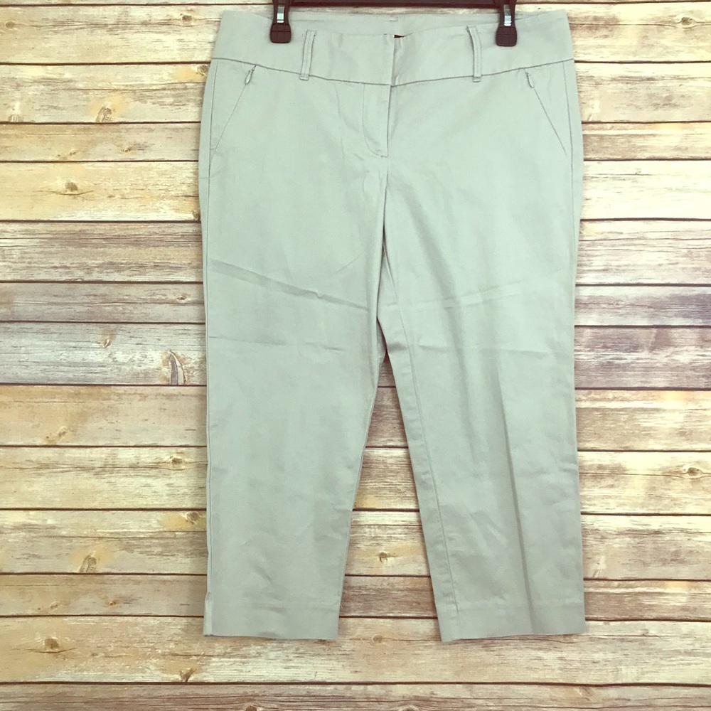 Ann Taylor Petite 10P Crop Capri Pants